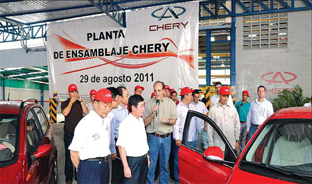 Chery begins Venezuela assembly