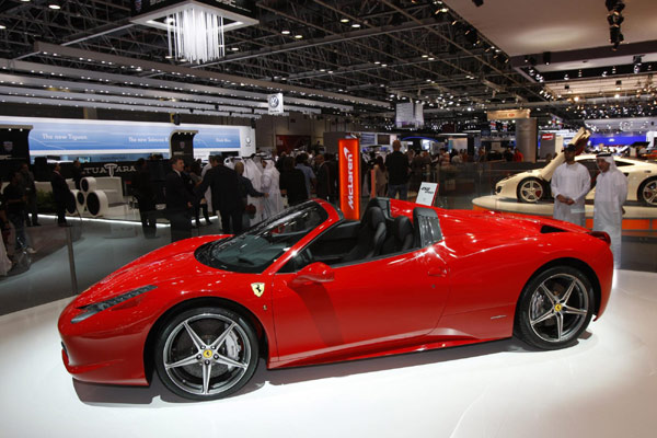 Ferrari's 458 Spider debuts at Guangzhou auto show