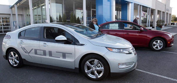 Chevy Volt to be sold in 8 Chinese cities