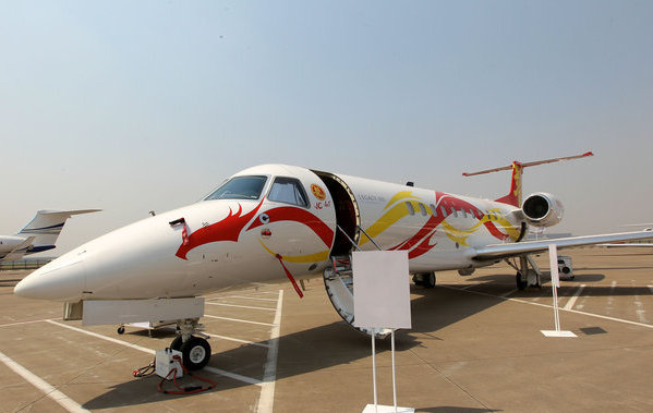 Business aviation show starts in Shanghai