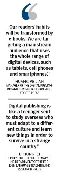 Publishers of e-books hope for page-turning success