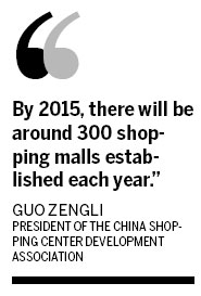 Shopping malls boom in China on urbanization