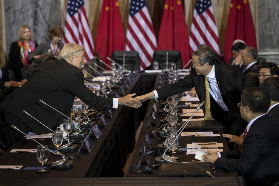 Moments of the fifth China-US dialogue