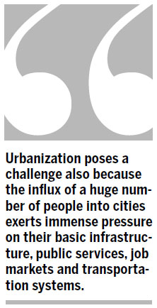 The test of urbanization
