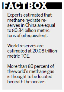Wealth of 'flammable ice' untapped under the sea