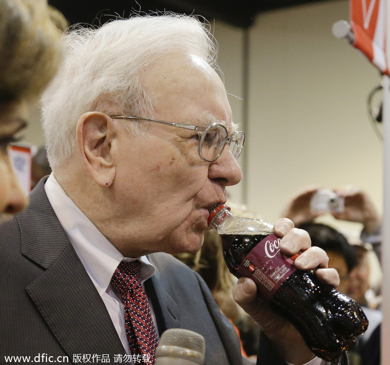 Buffett at Berkshire Hathaway's shareholder's meeting 2014