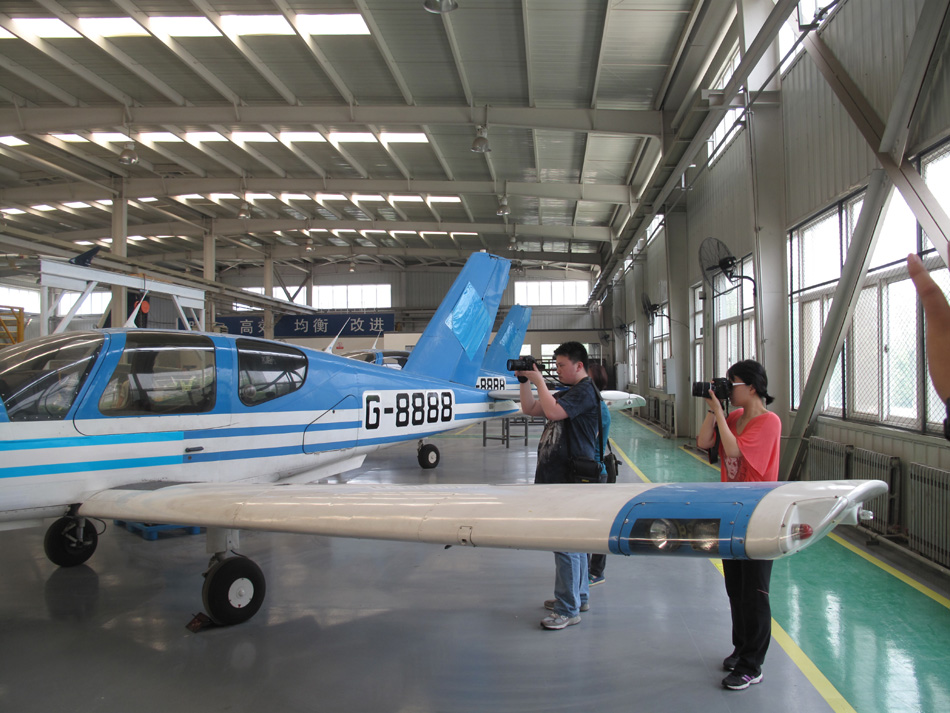 A visit to the home of China's large aircraft