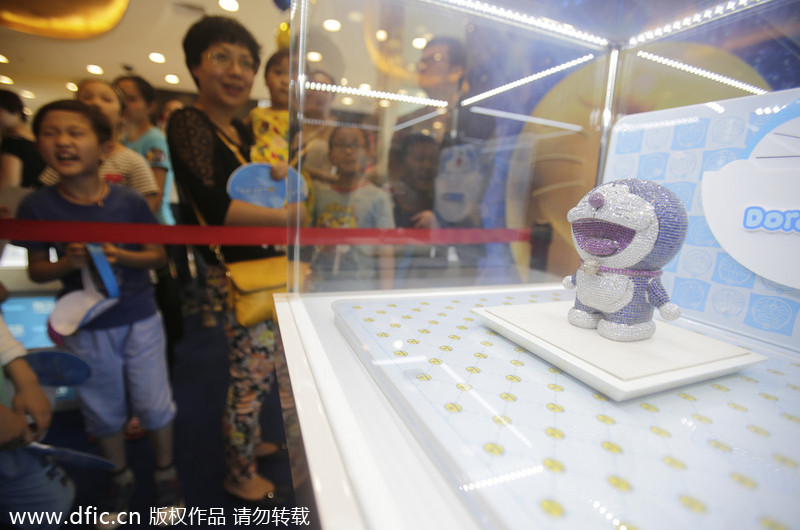 World's most expensive Doraemon staging in Wuhan
