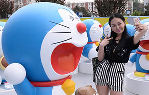 World's most expensive Doraemon staging in Wuhan