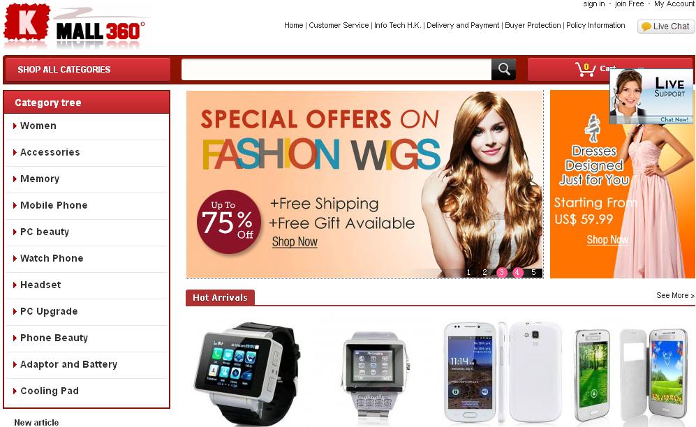 female shopping websites