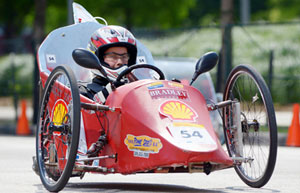 Teenages compete in soapbox derby race in Estonia