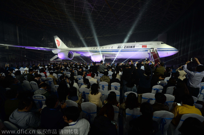 Air China's first Boeing 747-8 set to take off