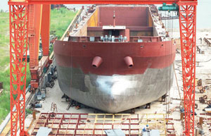 Cash injection eases shipbuilder's financial woes