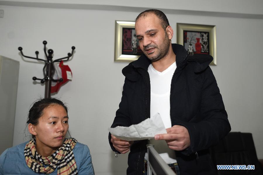 Arab who turned owner from laborer in Yiwu, East China