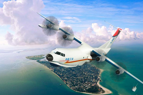 Amphibious aircraft AG600 has nose section ready