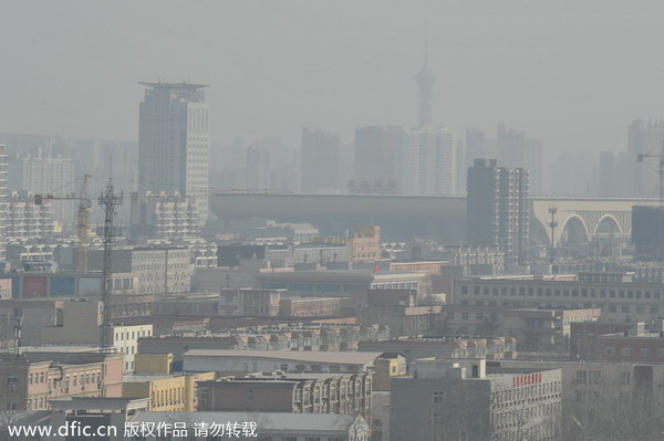 Top 10 most polluted cities in China