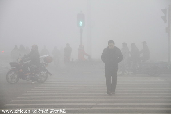 Top 10 most polluted cities in China