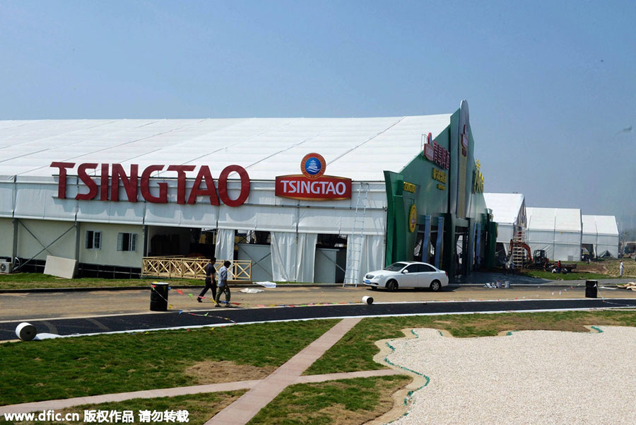 Qingdao gets ready for huge beer festival in China