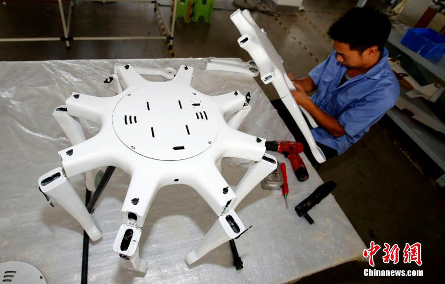A visit to domestic drone factory