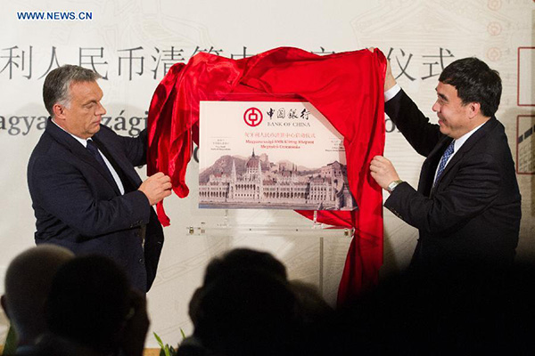 Bank of China launches RMB clearing center in Budapest