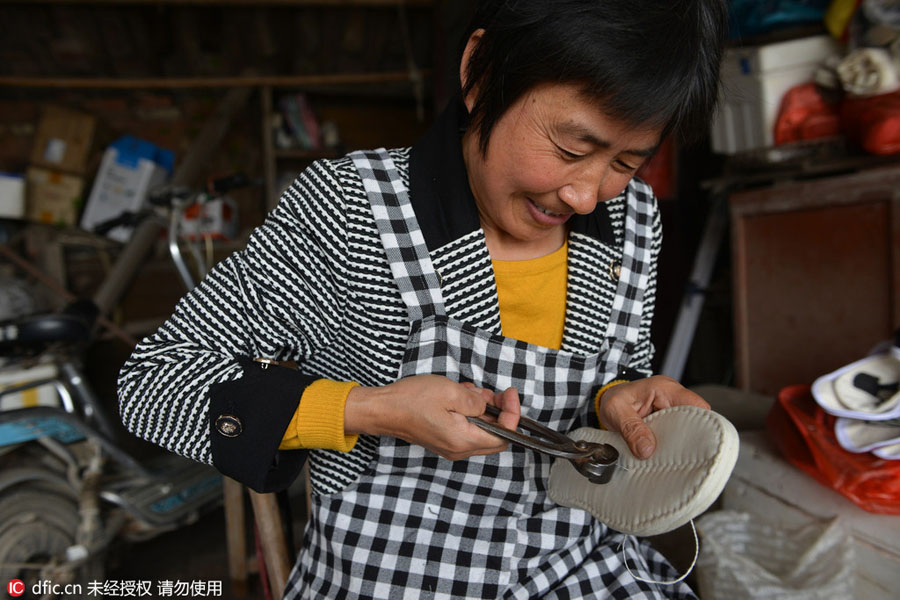 Carrying on the legacy of making handmade cloth shoes