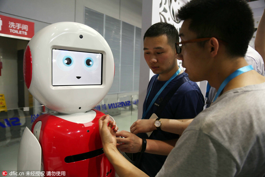 Robots of the future at Shanghai robot show
