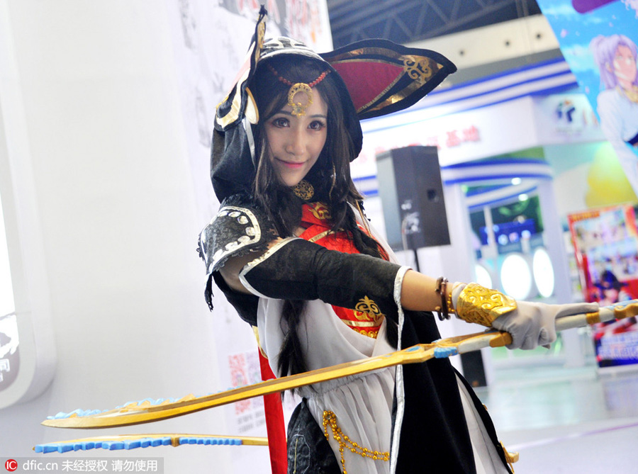 Cartoon and game expo draws fans in Shanghai