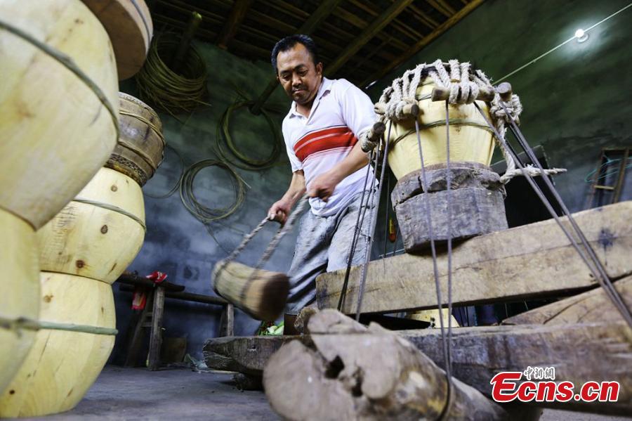 Drum-making faces decline in machine age