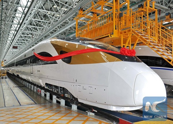 China's leading train maker launches operation in India