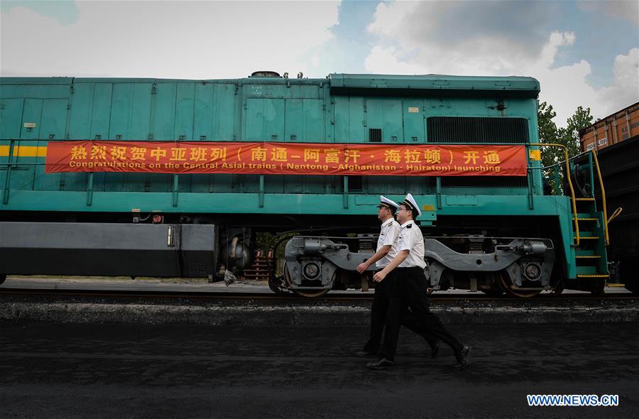 Central Asia freight train service starts