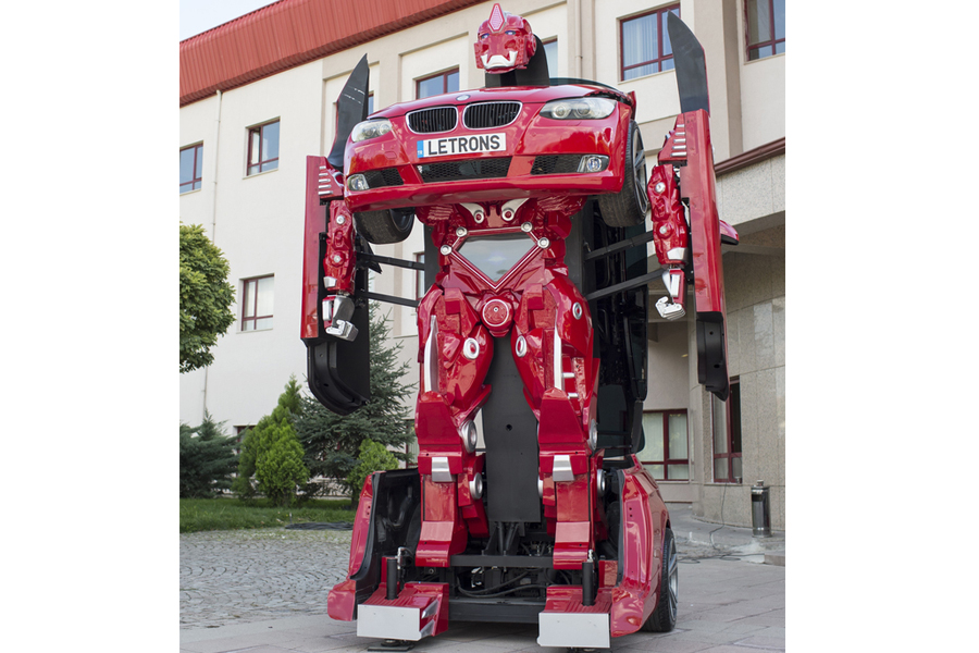 robot transformer car