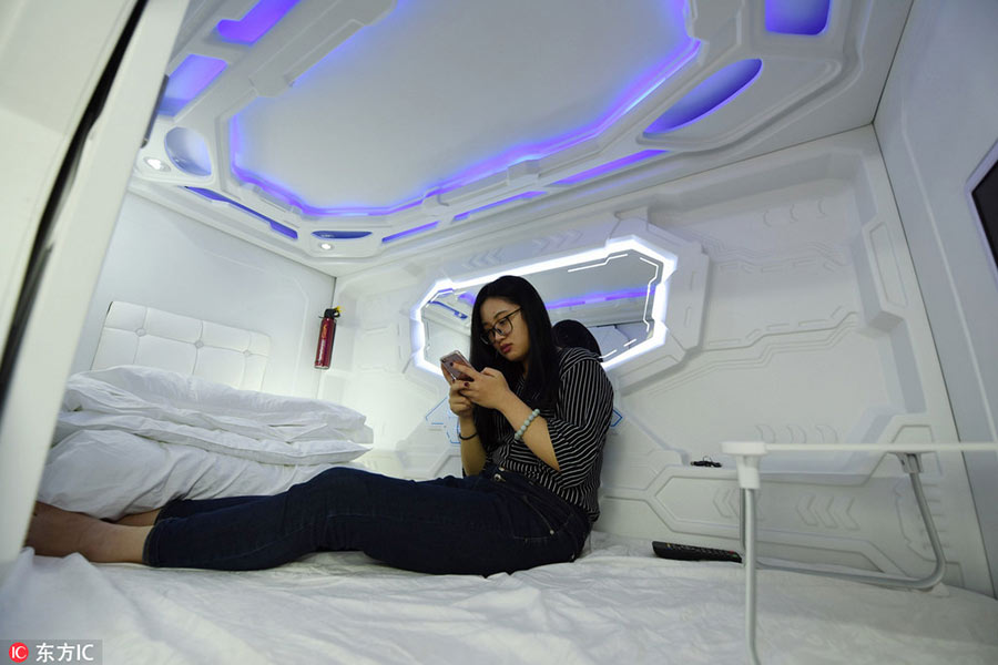 Business incubation center offers 'space capsule'