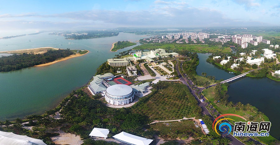 Aerial shots of Boao's breathtaking scenery