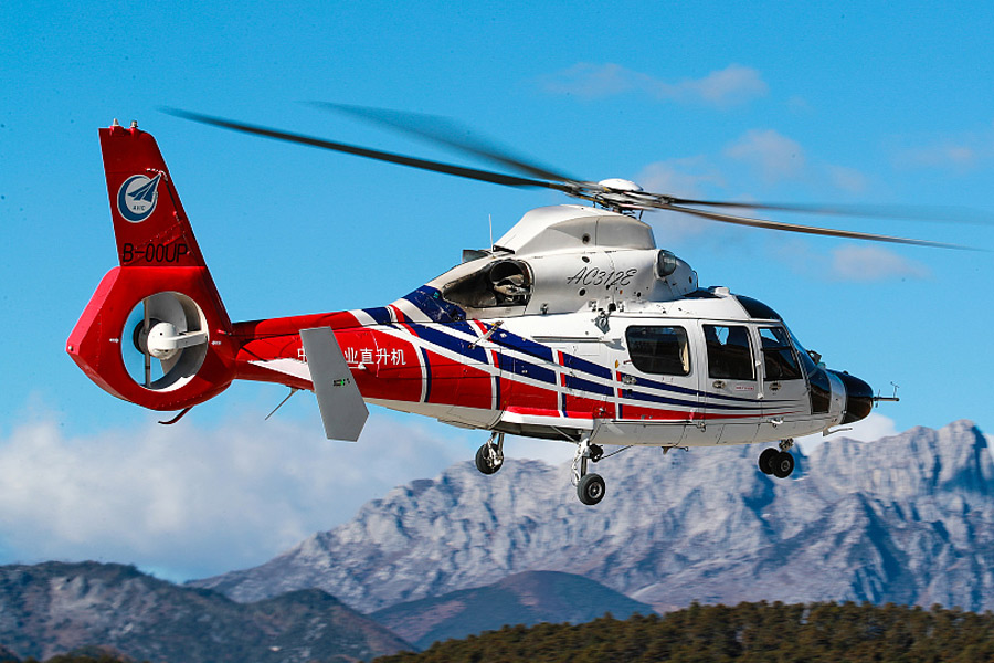 China-developed AC312E helicopter completes plateau tests