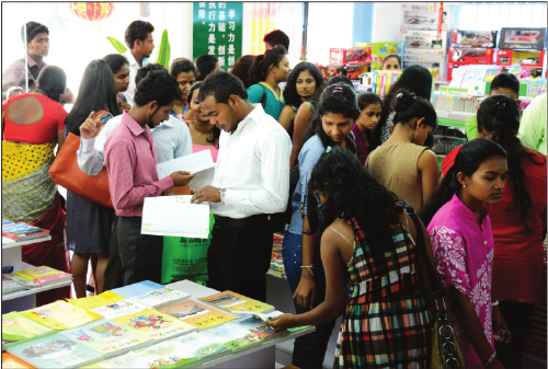 Chinese bookstore begins a new chapter in Sri Lanka