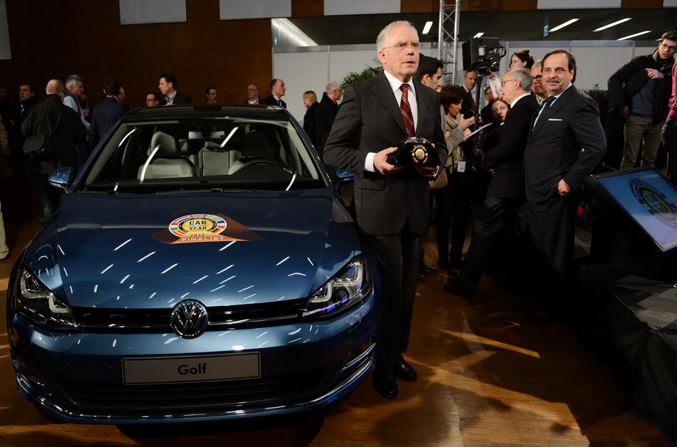 VW's New Golf wins 'Car of the Year' at Geneva auto show