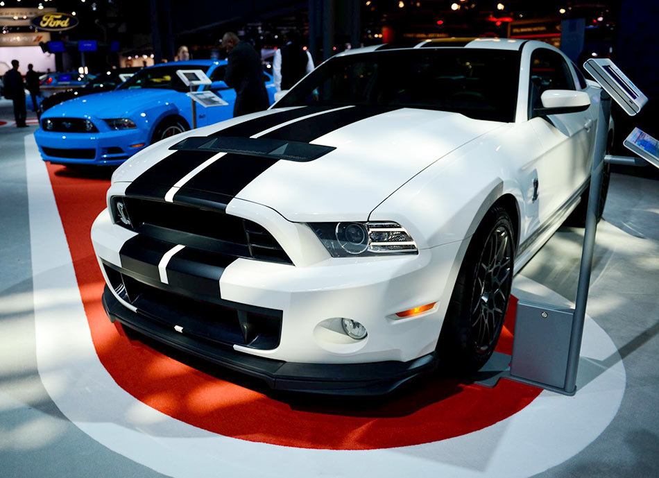 Ford Mustangs rage at New York auto show