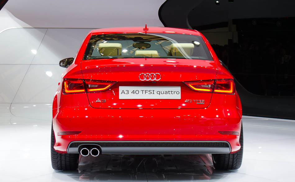 Audi A3 sedan world premiere at Shanghai auto show 2013