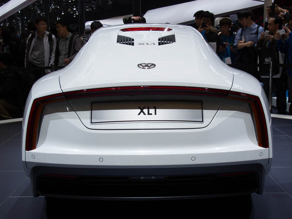VW XL1 concept car at Shanghai auto show 2013