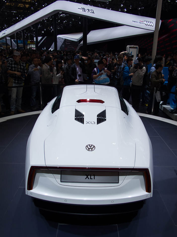 VW XL1 concept car at Shanghai auto show 2013