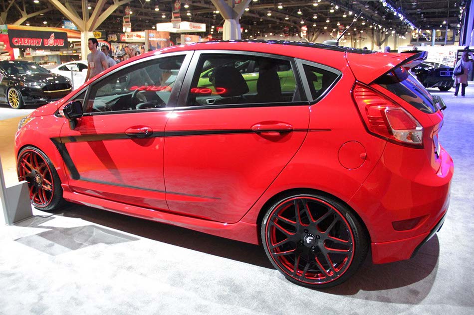 Modified Ford Fiesta by 3D Carbon at SEMA Show