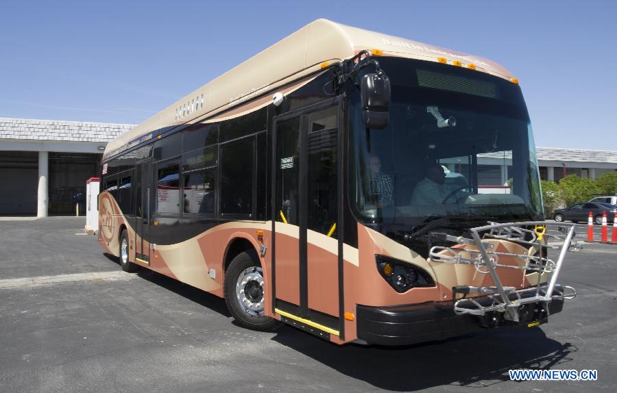 BYD unveils first American-made long-range electric bus