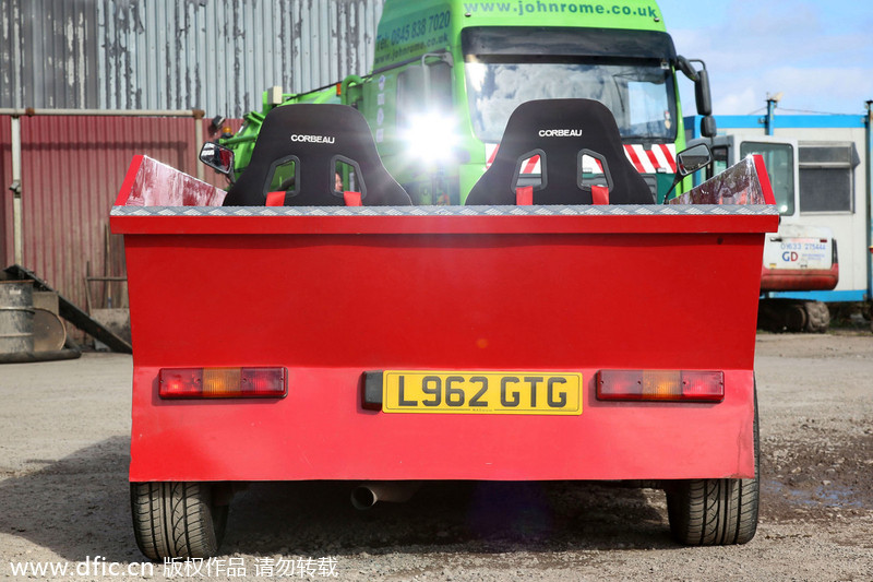 From waste container to fastest skipcar on earth