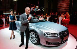 Audi continues sales growth in Oct worldwide