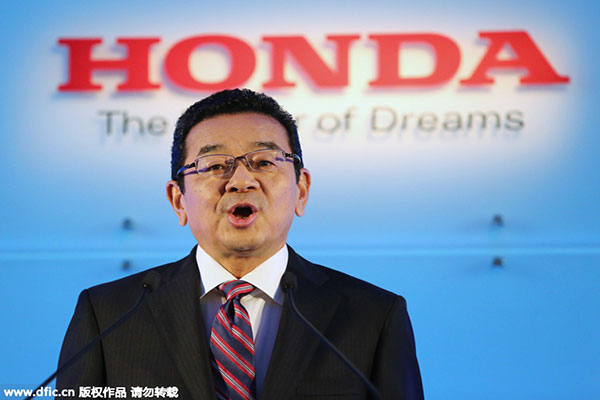 Honda chief: Product development needs more time for quality