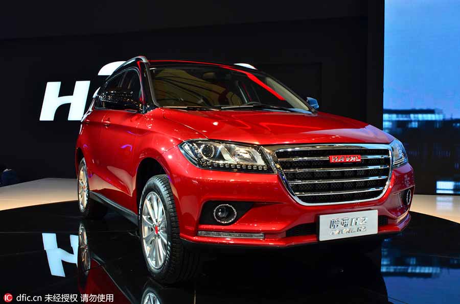Top 10 best selling SUVs in China