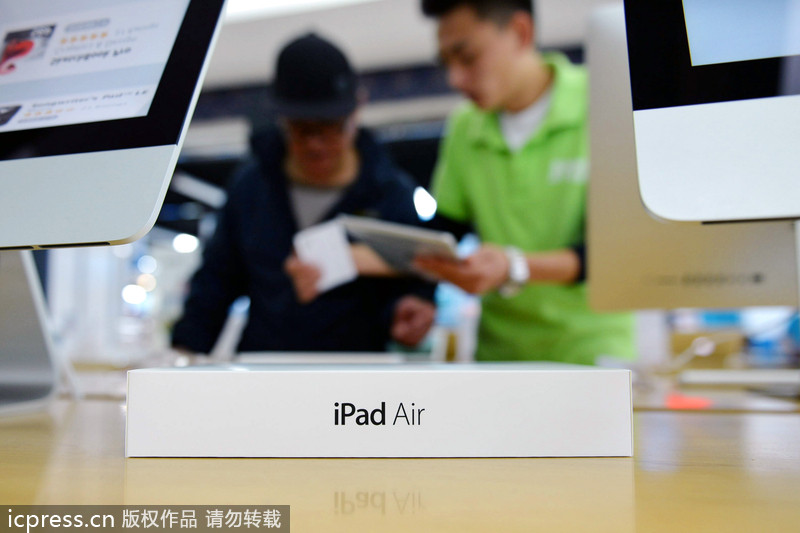 Apple launches iPad Air in China