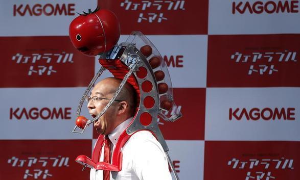 Japanese company developed 'Wearable Tomato'