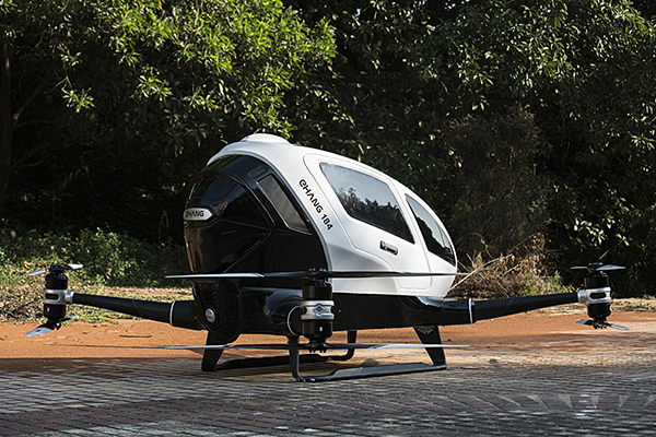 Chinese company to test world's first single-passenger drone in US