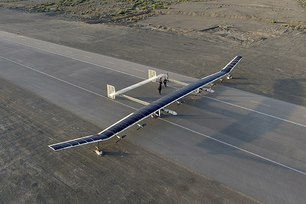 Solar-powered craft can drone on for months, reaches new high
